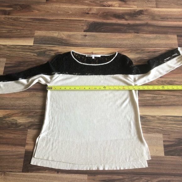 Rachel Roy lace accents sweater - Picture 6 of 9